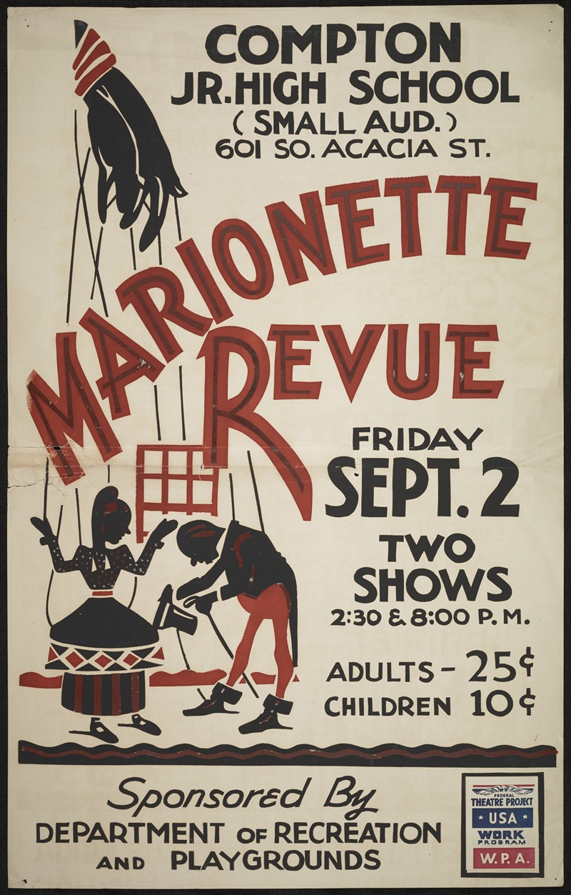 Marionette Revue by Аноним, 1934-1943 — digital art print download