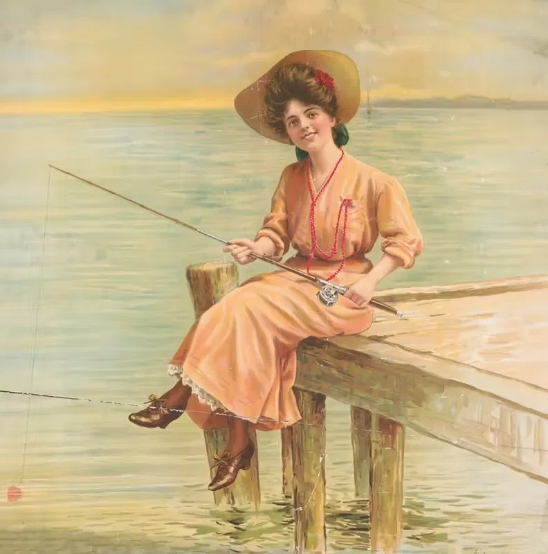 Рыбалка by Аноним, 1905 — digital art print download