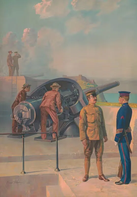 Phillippines coast Artillery on the plains 'B' — Anonymous