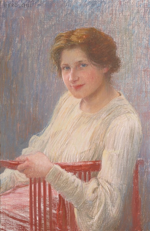 Bildnisstudie by Carl Fröschl, 1902 — digital art print download