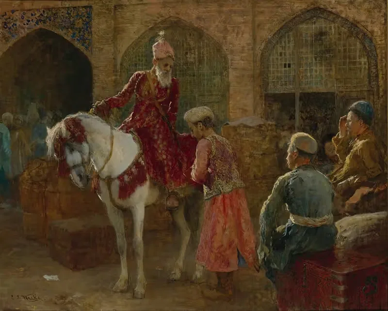 Великий визирь by Эдвин Лорд Уикс — digital art print download