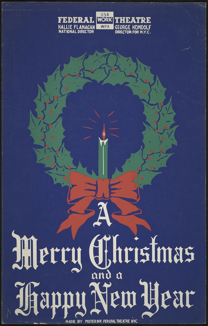 Merry Christmas by Аноним, 1934-1943 — digital art print download
