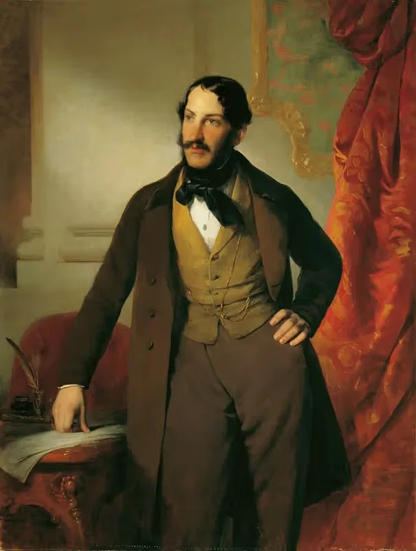 Der Industrielle Maximilian Todesco by Friedrich von Amerling, 1846 — digital art print download