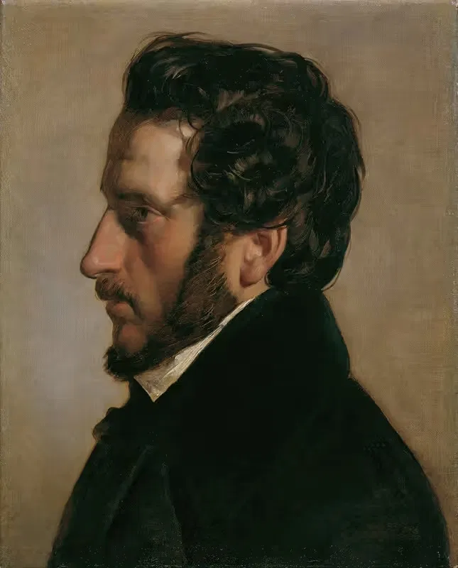 Der Maler Friedrich Gauermann by Friedrich von Amerling, 1839 — digital art print download