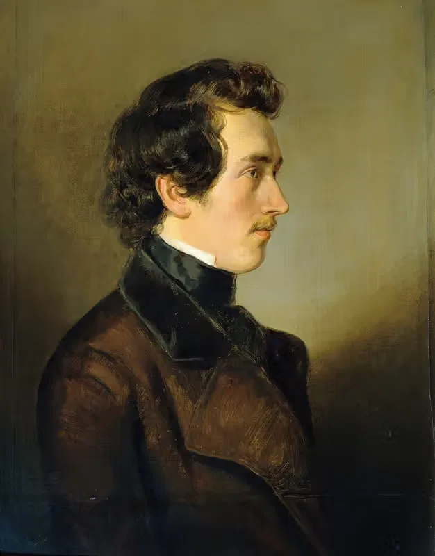 Художник Леопольд Бруннер младший by Георг Деккер, 1845 — digital art print download
