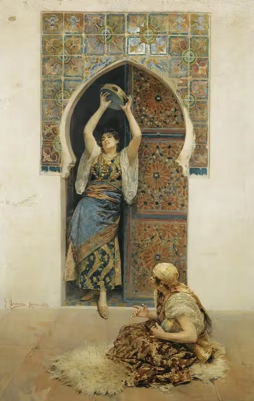 Танец by Густаво Симони, 1893 — digital art print download