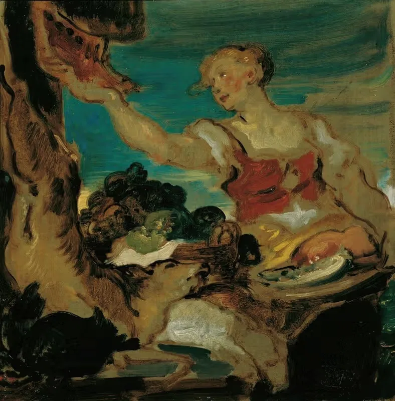 Wildbretverkäuferin by Hans Canon, 1880-1885 — digital art print download