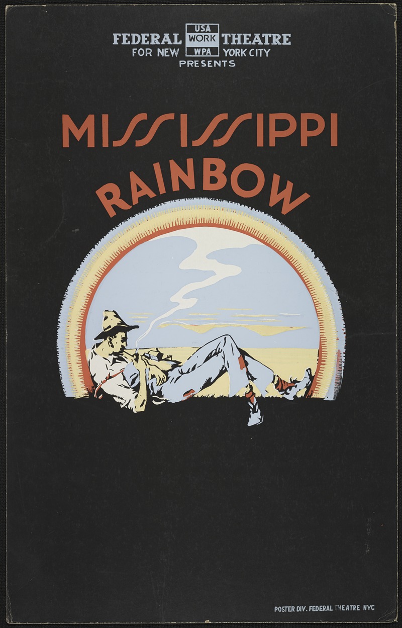 Mississippi Rainbow by Anonymous, 1934-1943 — digital art print download