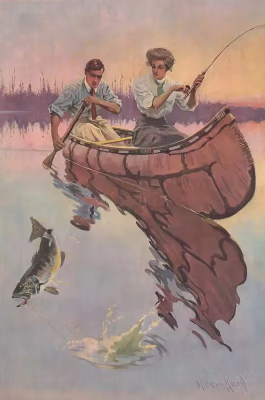 Прыжок за жизнь by Оливер Кемп, 1908 — digital art print download
