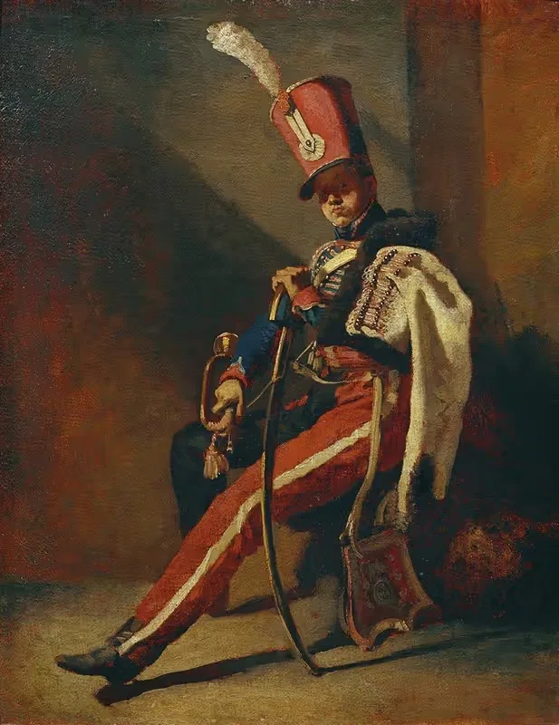 Трубач орлеанских гусар by Теодор Жерико, 1813-1814 — digital art print download