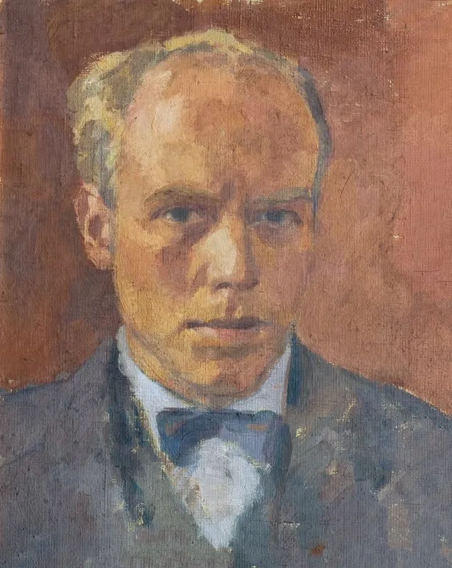 Ранний автопортрет by Вальтер Гамерит, 1930 — digital art print download