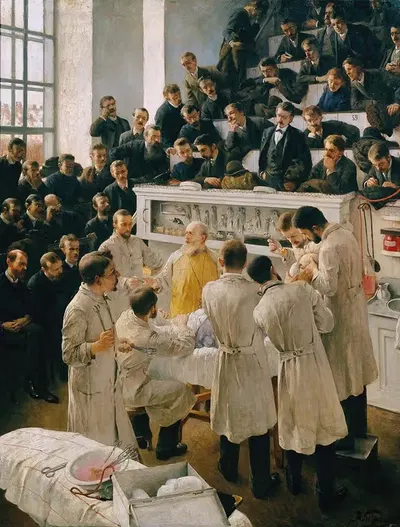 Аудитория Биллотра в Венском общем госпитале by Адалберт Франц Зелигманн, 1888-1890 — digital art print download