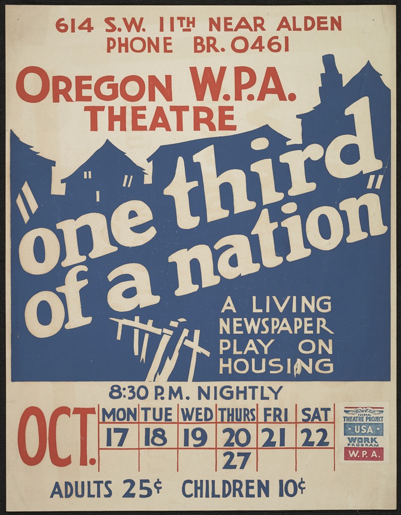 One Third of a Nation by Аноним, 1934-1943 — digital art print download