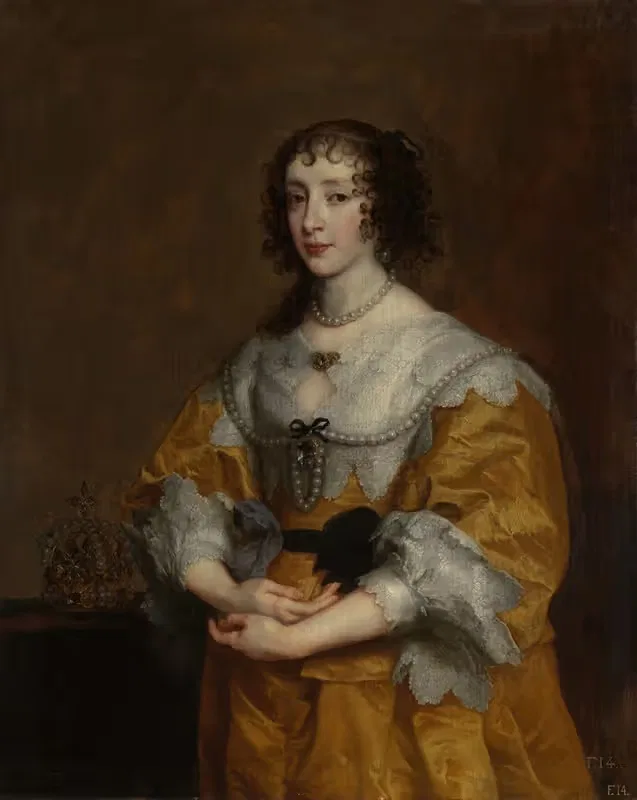 Queen Henrietta Maria by Anthony van Dyck, 1636 — digital art print download