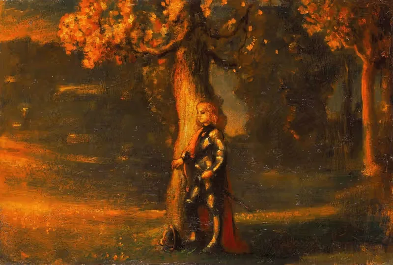 Видения славы by Артур Боун Дэвис, 1896 — digital art print download