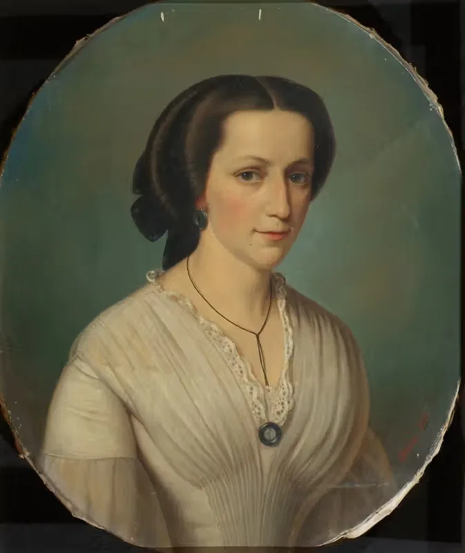 Каролина фон Сталитц, урождённая Петке by Аугусто Томинц, 1856 — digital art print download