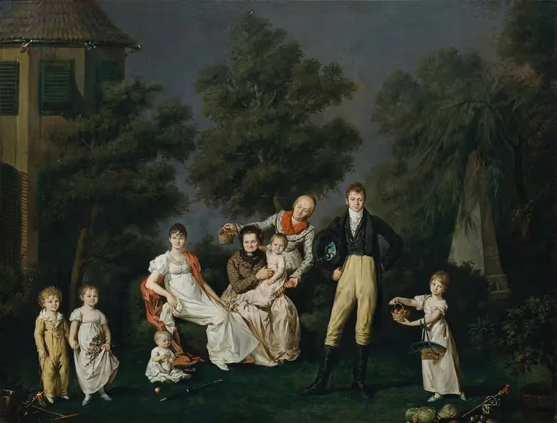 Семья Вальнер by Барбара Крафт, 1809 — digital art print download