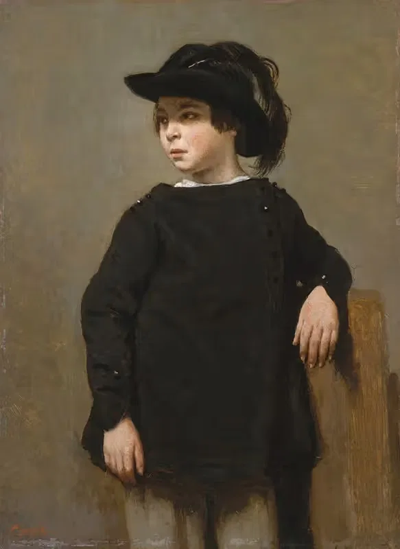 Portrait of a Child — Jean-Baptiste-Camille Corot