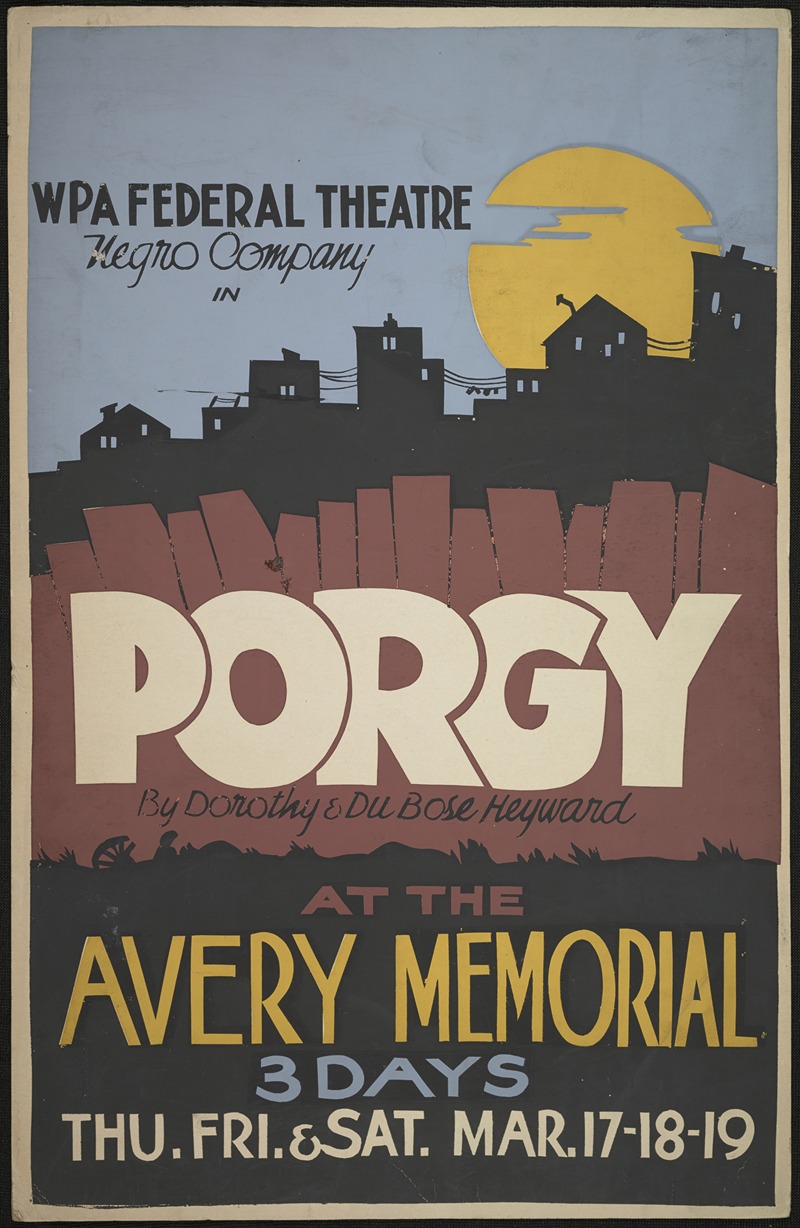 Porgy by Аноним, 1934-1943 — digital art print download