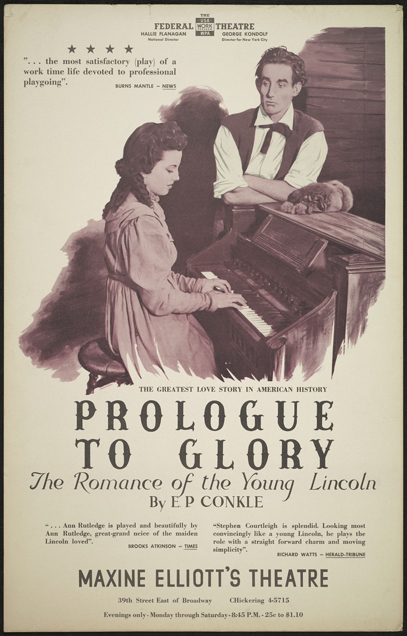 Prologue to Glory by Аноним, 1934-1943 — digital art print download