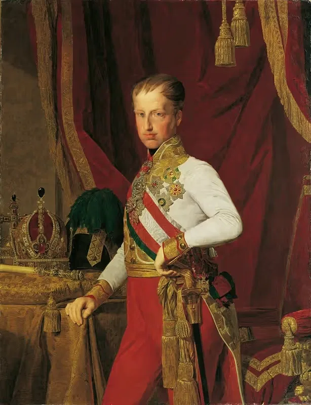 Император Фердинанд I Австрийский by Фердинанд Георг Вальдмюллер, 1839 — digital art print download