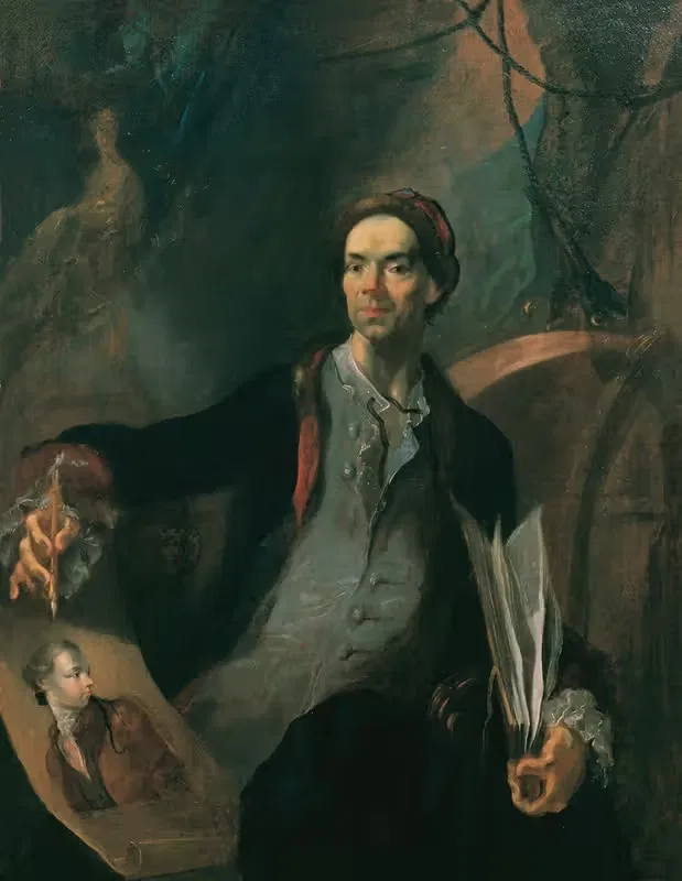 Künstlerbildnis (sogenanntes Selbstbildnis) — Franz Anton Maulbertsch