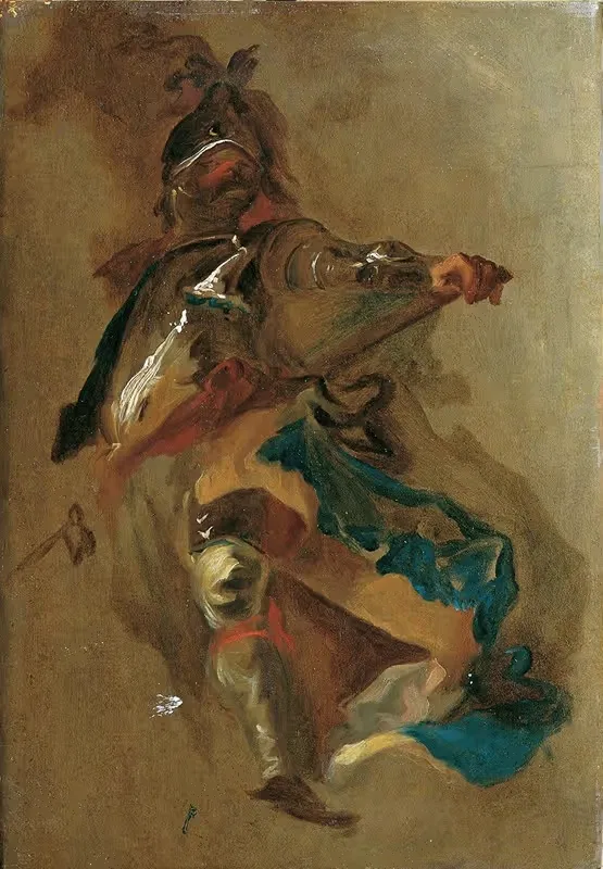 Стоящий полководец by Франц Антон Маульберц, 1758-1759 — digital art print download