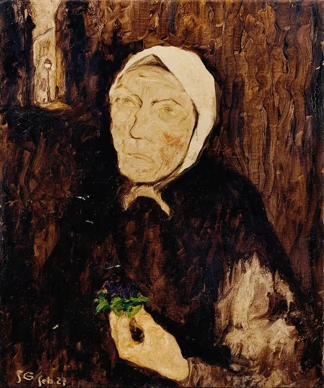 Продавщица фиалок by Франц Секи, 1927 — digital art print download