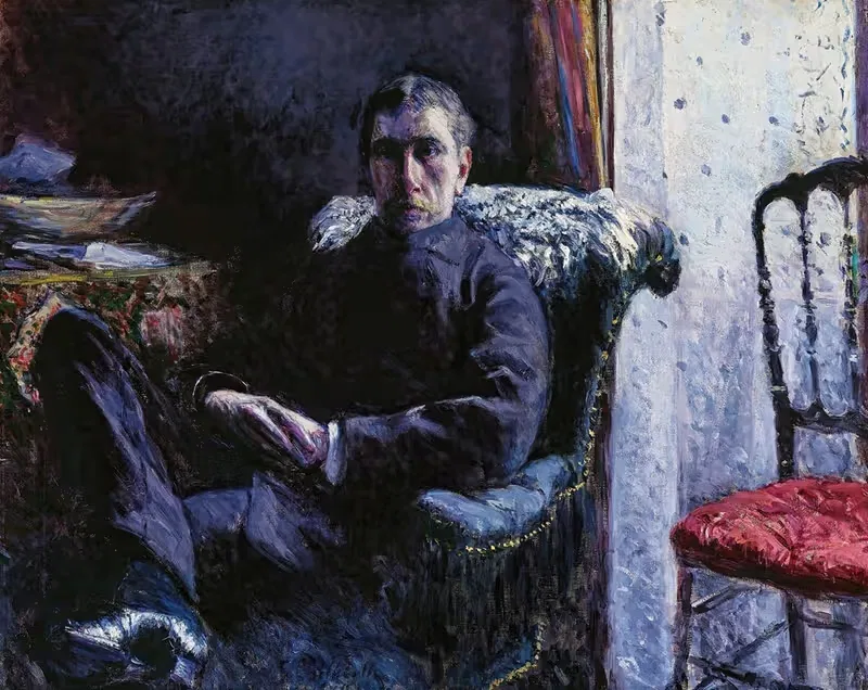 Портрет Жоржа Романа by Гюстав Каййботт, 1879 — digital art print download