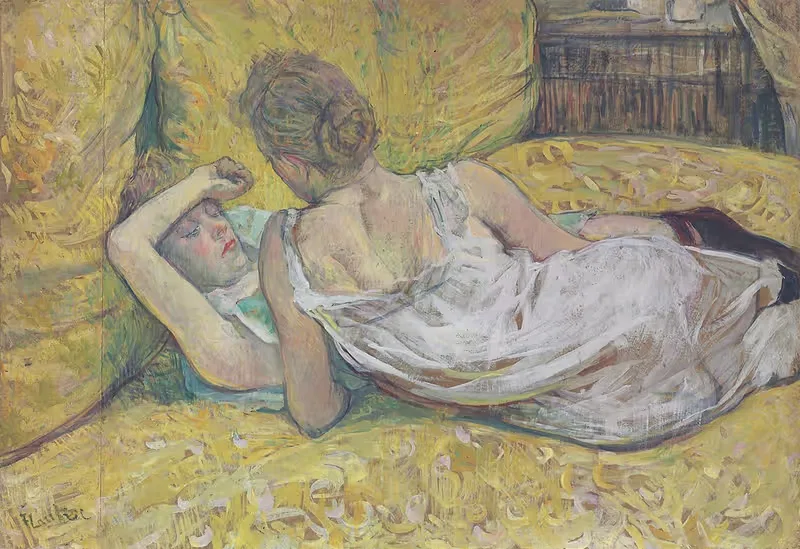 Заброшенность (Две подруги) by Анри де Тулуз-Лотрек, 1895 — digital art print download