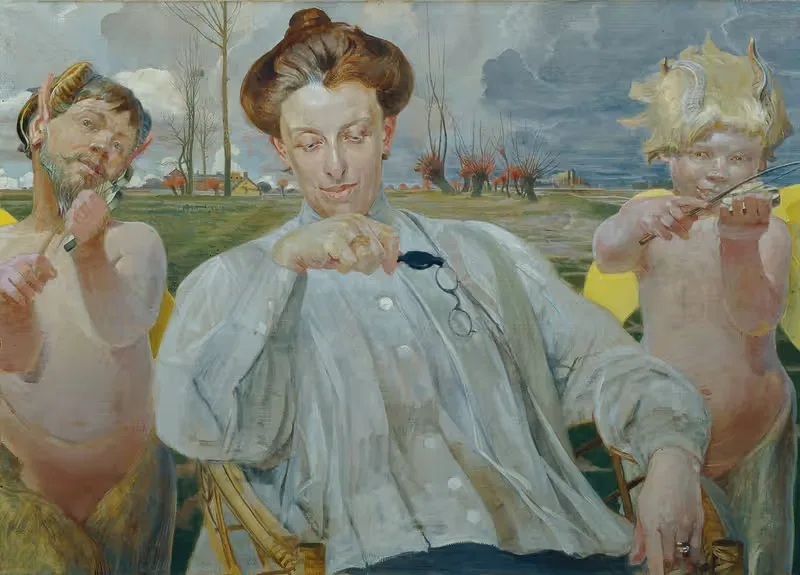 Die Frau des Künstlers — Jacek Malczewski