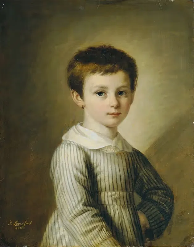 Knabenbildnis by Joseph Lavos, 1826 — digital art print download
