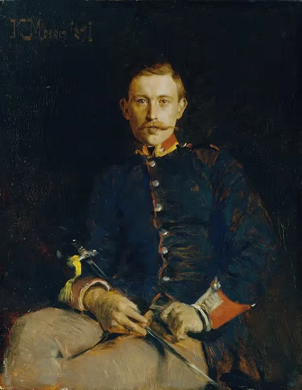 Франц Даннгл в форме by Коломан Мозер, 1891 — digital art print download
