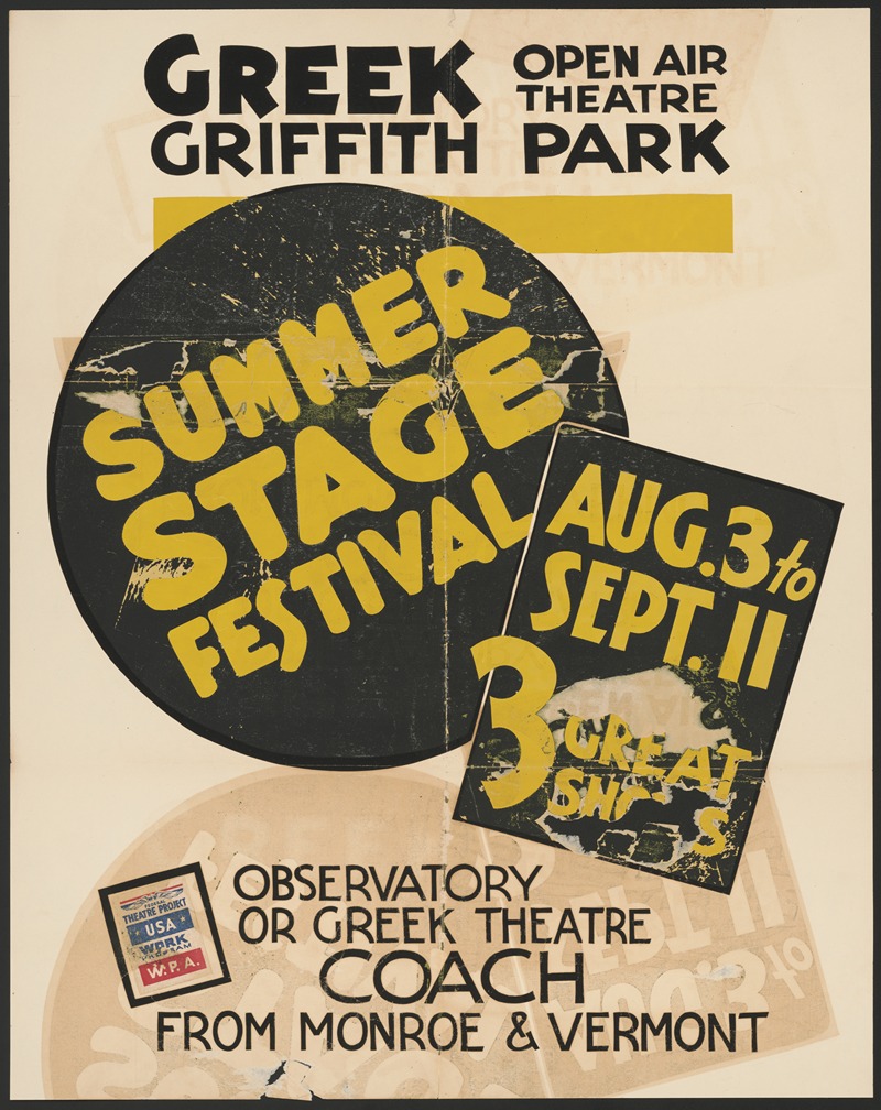 Summer Stage Festival by Аноним, 1934-1943 — digital art print download