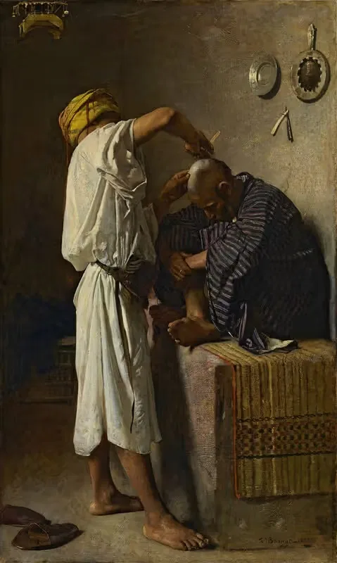 Восточная парикмахерская by Леон Боннат, 1872 — digital art print download