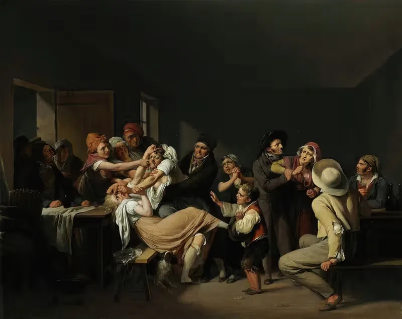 Женщины сражаются by Луи-Леопольд Бойи, 1818 — digital art print download