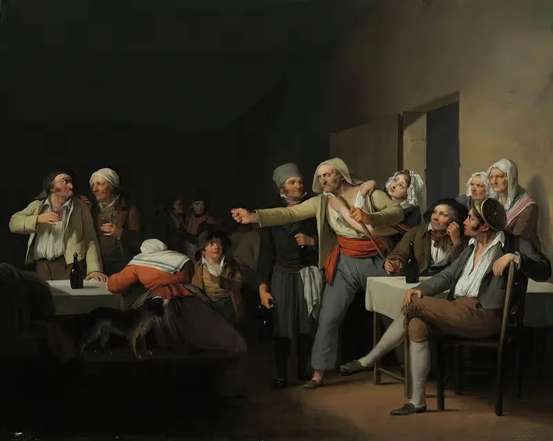 Мужчины спорят by Луи-Леопольд Бойи, 1818 — digital art print download