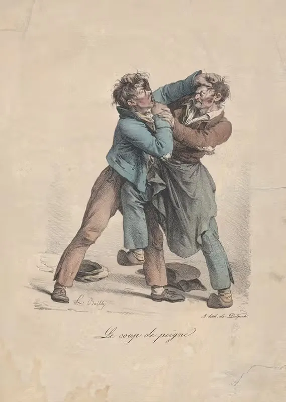 Удар гребёнкой by Луи-Леопольд Бойи, 1822 — digital art print download