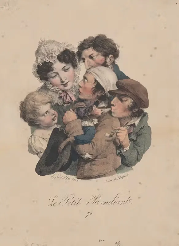 Маленький нищий by Луи-Леопольд Бойи, 1826 — digital art print download