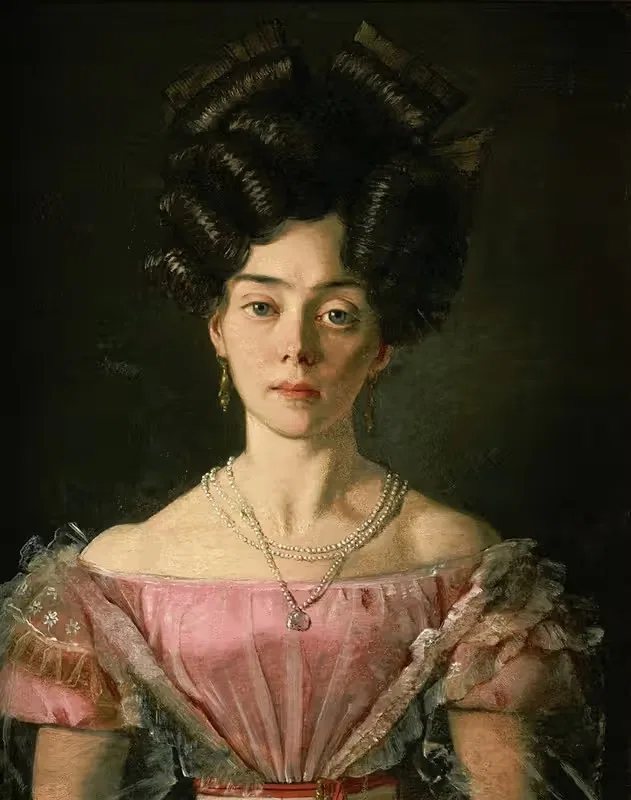 Молодая дама by Михаэль Нидер, 1829 — digital art print download