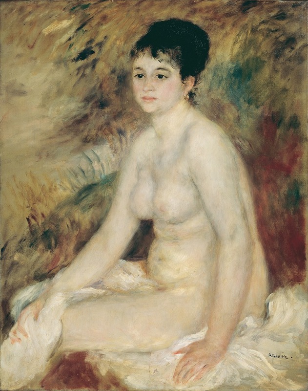 После купания by Пьер-Огюст Ренуар, 1876 — digital art print download