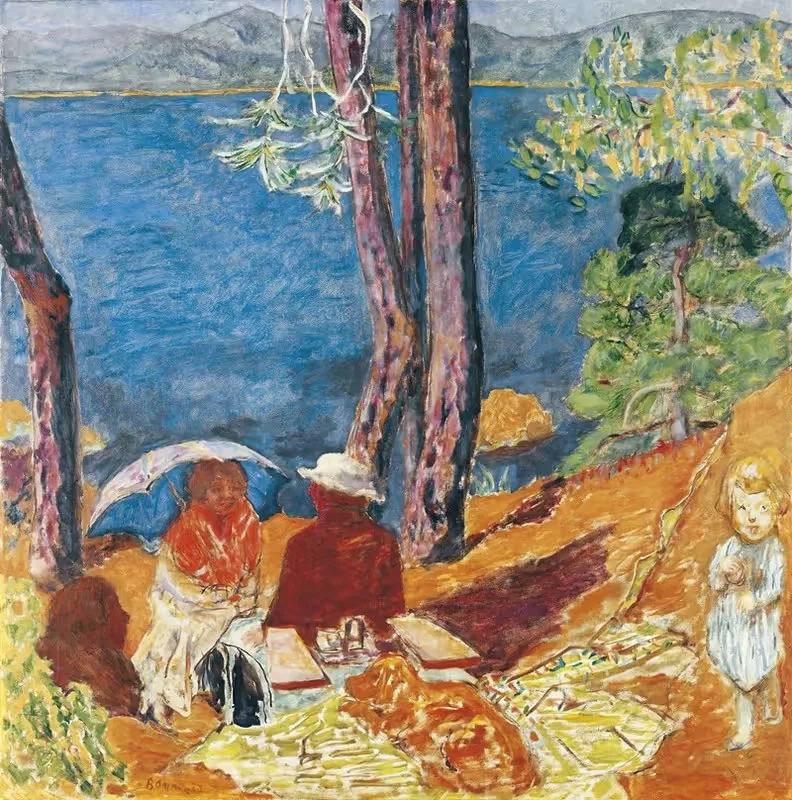 У моря, под соснами by Пьер Боннар, 1921 — digital art print download