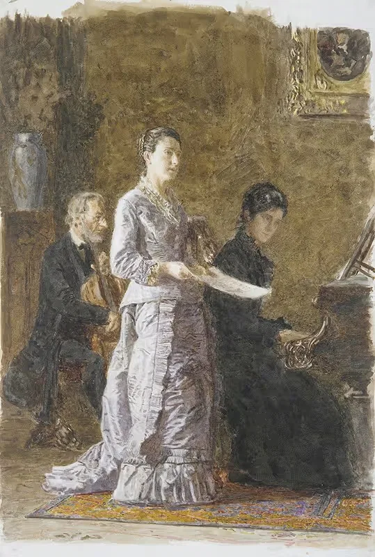 Патетическая песня by Томас Икинс, 1881 — digital art print download