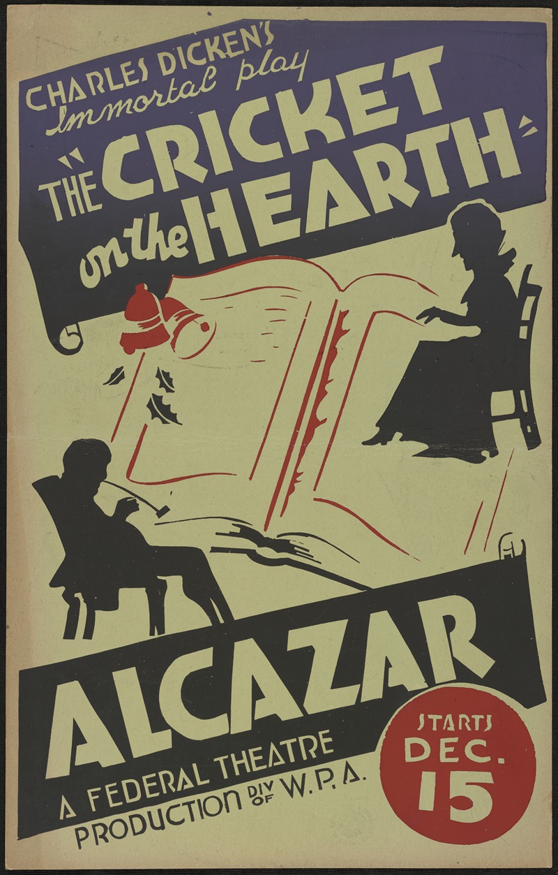 The Cricket on the Hearth by Аноним, 1934-1943 — digital art print download