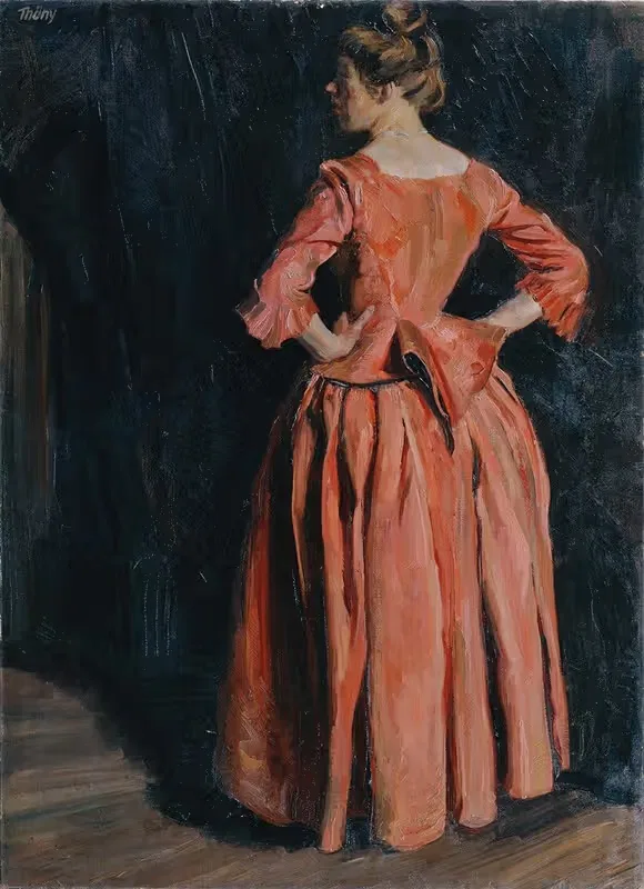 Damenbildnis by Wilhelm Thöny, 1911 — digital art print download