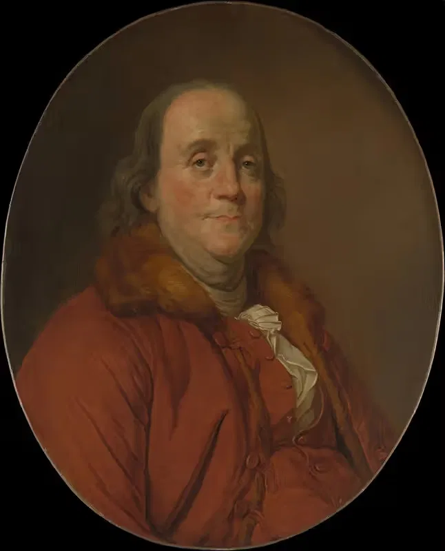 Benjamin Franklin by Workshop of Joseph Siffred Duplessis, 1706–1790 — digital art print download