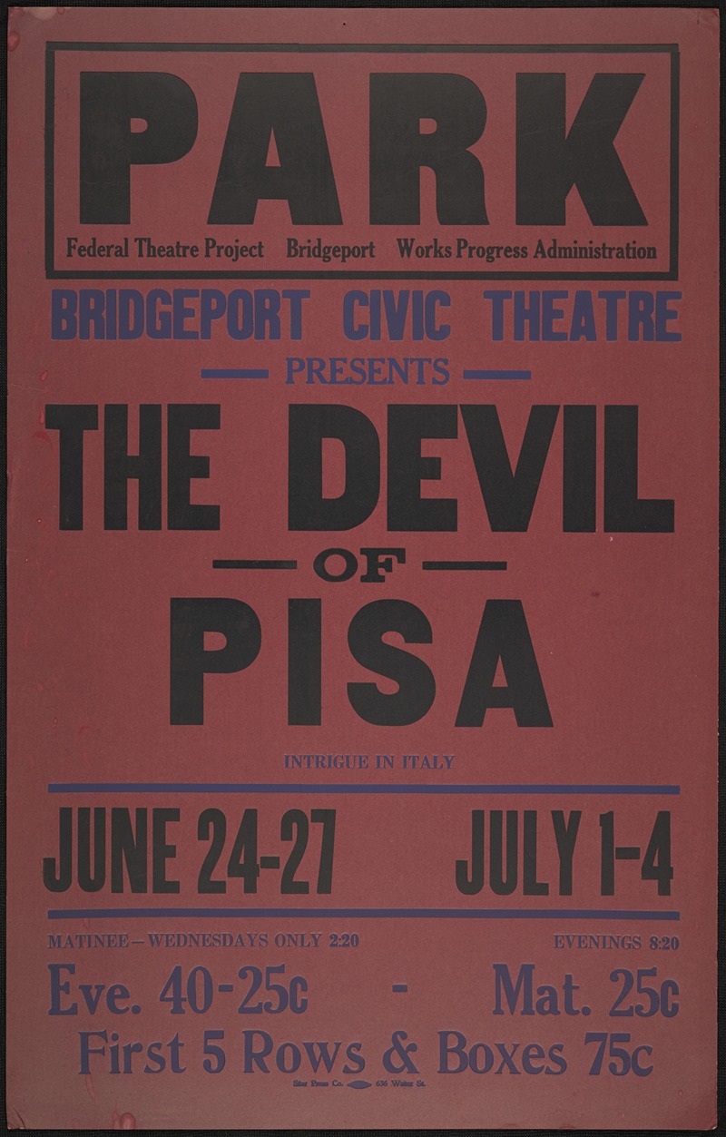 The Devil of Pisa by Аноним, 1934-1943 — digital art print download