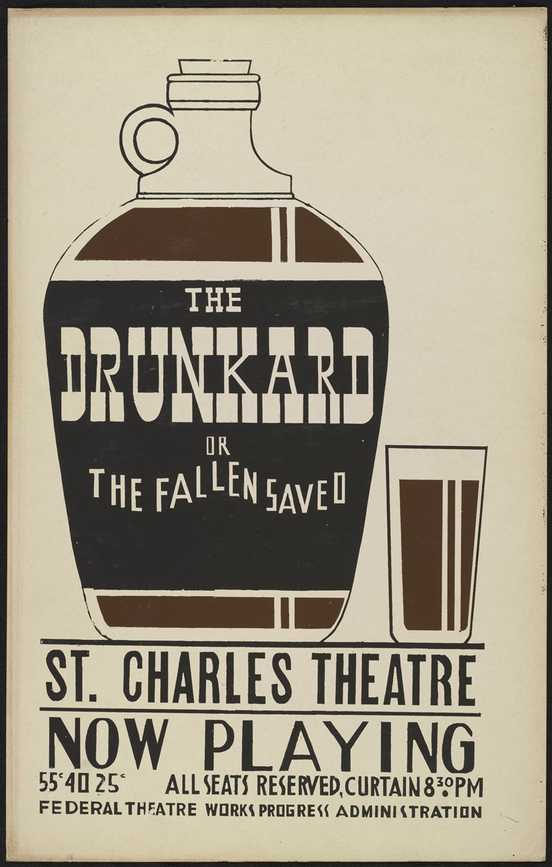 The Drunkard by Аноним, 1934-1943 — digital art print download