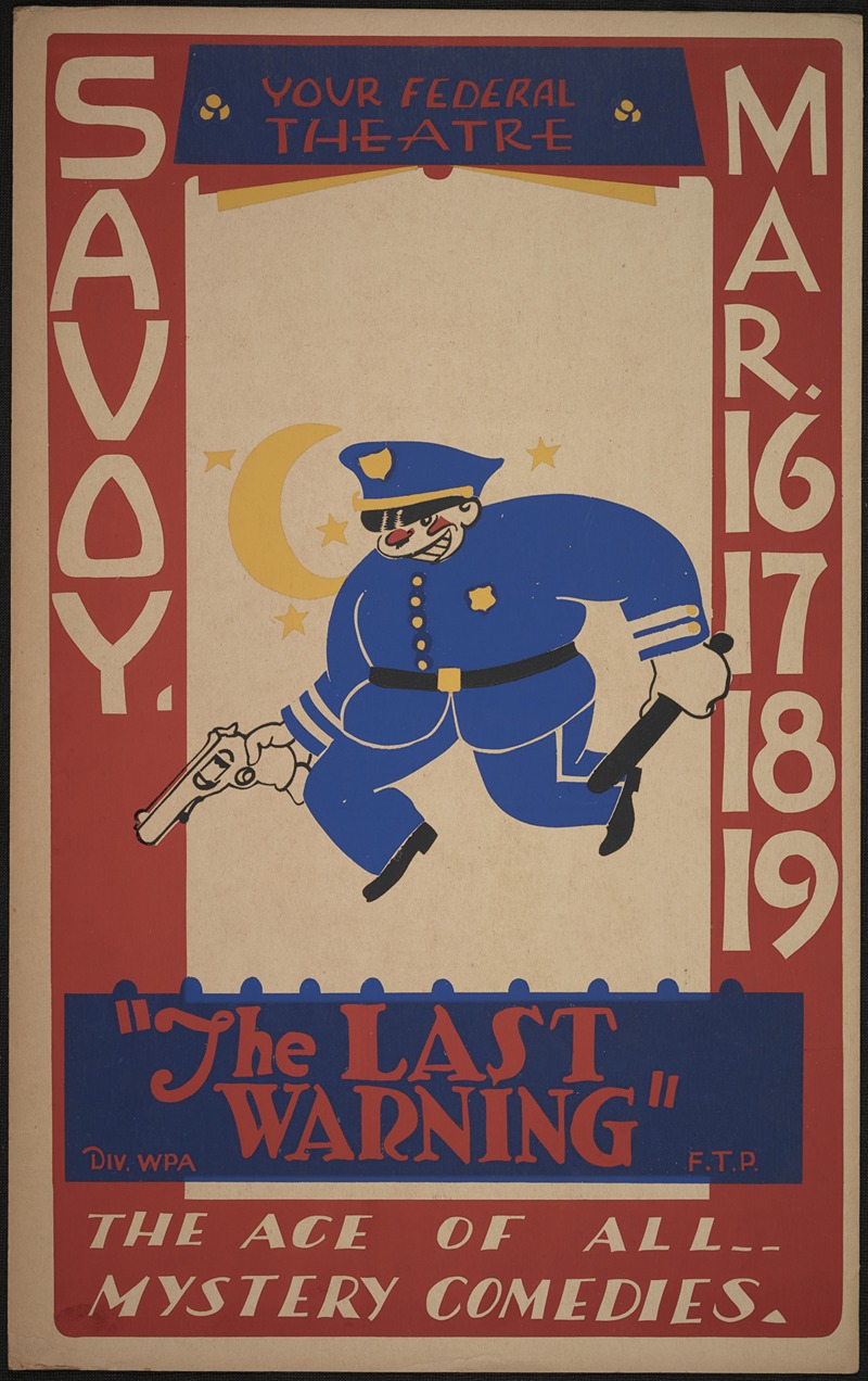 The Last Warning by Аноним, 1934-1943 — digital art print download