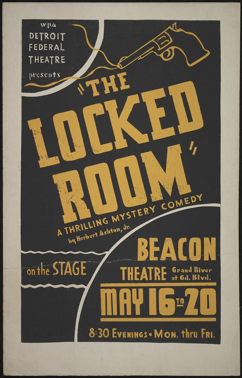 The Locked Room by Anonymous, 1934-1943 — digital art print download